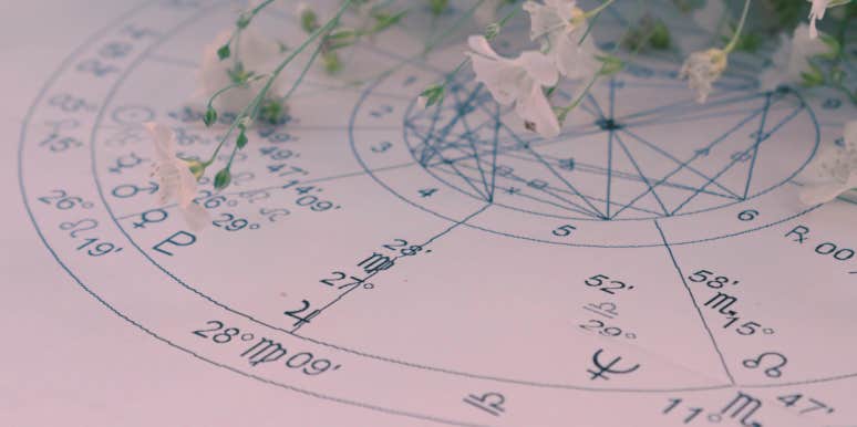 Modality Astrology: Mutable, Fixed, & Cardinal Signs Explained astrology natal chart with flowers