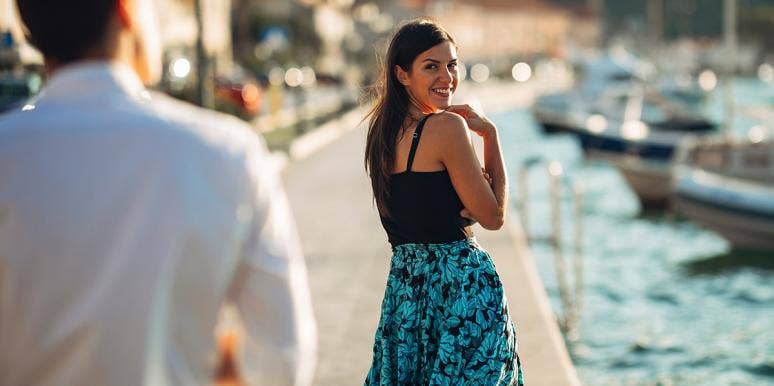 Why I'm Obsessed With Men Catcalling Me man following a woman