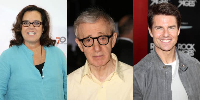 8 Celebrities Who Don't Speak To Their Children Rosie O'Donnell, Woody Allen, Tom Cruise