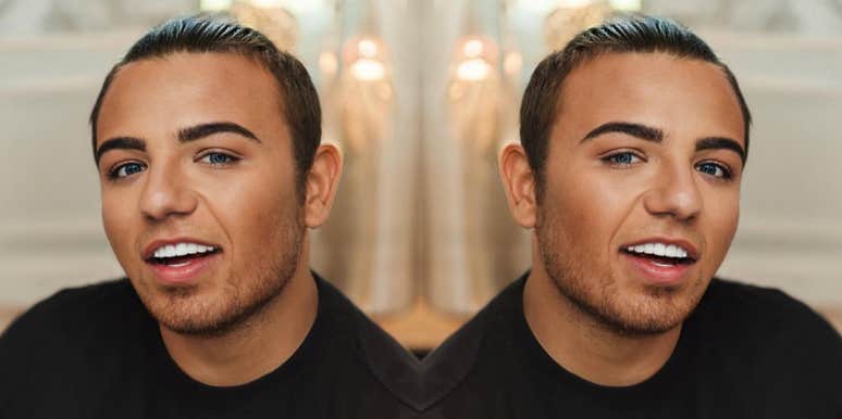 Only After A Life-Altering Surgery Was He Able To Feel Accepted Two side-by-side photographs of Chad Teixeria from the shoulders up, smiling to the camera.