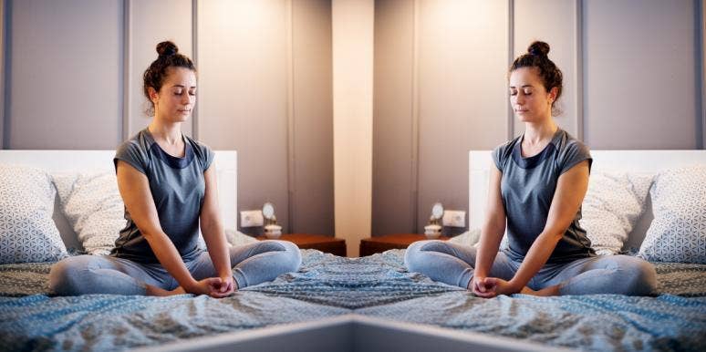 What Is Chakra Meditation And How To Do It Effectively woman meditating