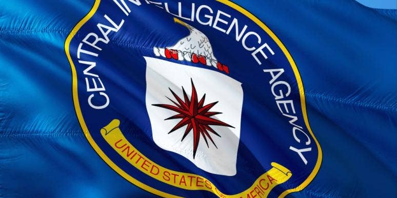CIA flag waving