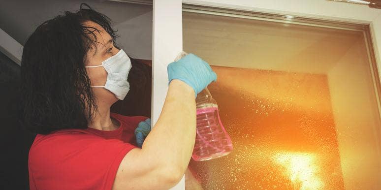5 Things I Learned From Cleaning Houses To Support My Kids woman cleaning window