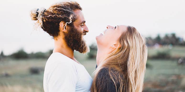 cold feet before marriage couple laughing