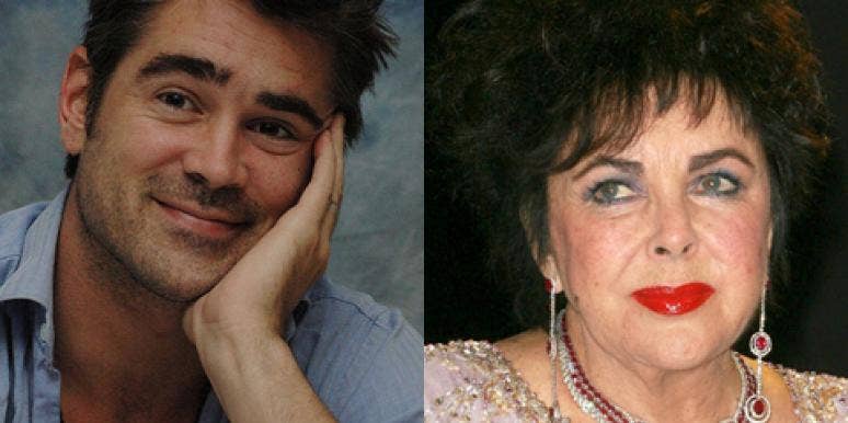 Colin Farrell and Elizabeth Taylor Colin Farrell and Elizabeth Taylor