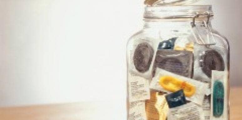 condoms jar