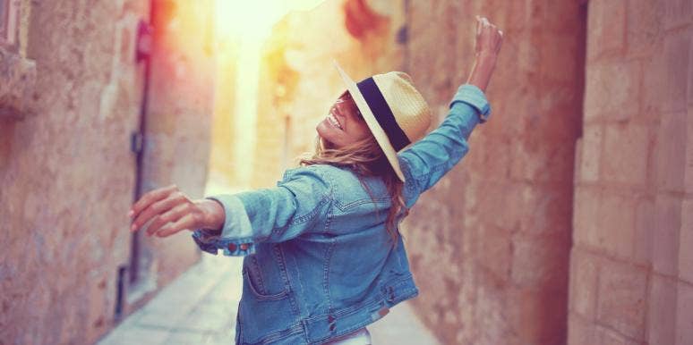 How To Connect With Your Spirit Guides Woman connecting with her spirit guides