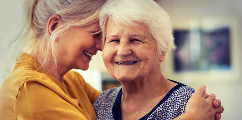 How to remain close to someone after they die woman hugging an elderly female