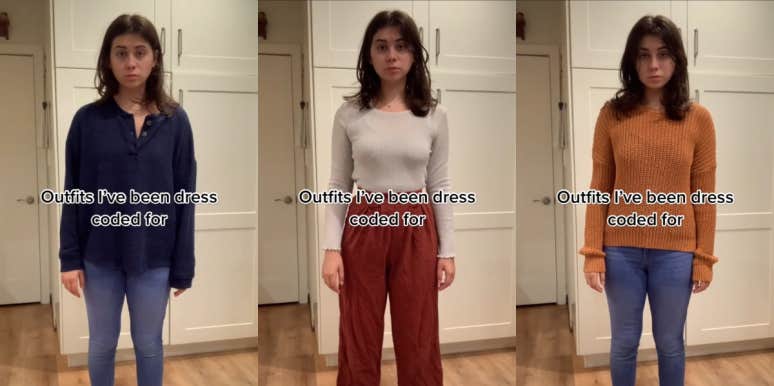 Teenage Girl Shows Off The Conservative Outfits She Was Dress Coded For At School — And Why Dress code TikTok