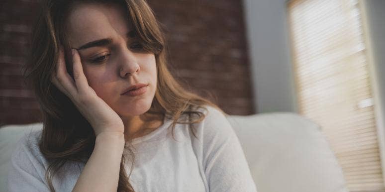 The Constant Feeling Of Being Defeated By Life’s Experiences sad woman