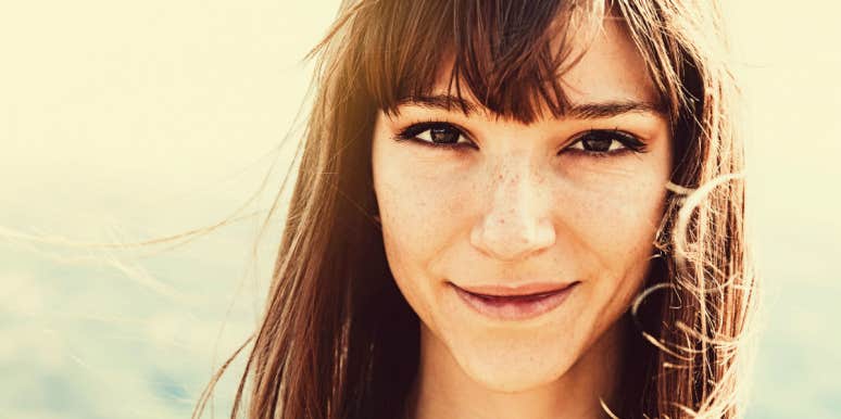 Breathe To Get Your Emotions Under Control Portrait of confident, young woman looking at camera.