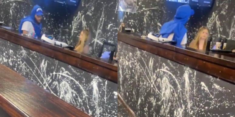 Woman Pulls Out Of Getting Her Boyfriend's Name Tattooed After His Was Done Tattoo shop argument video