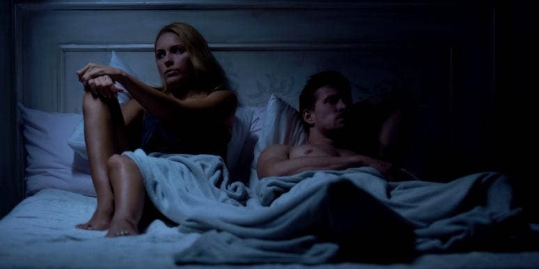 To The Couple Who Needs To Get Out Of Each Other's Lives unhappy couple in bed