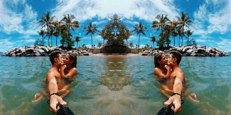 couple kissing couple kissing
