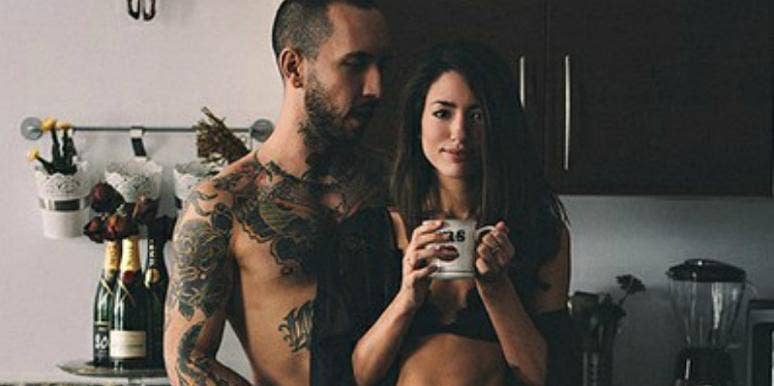 couple with tattoos couple with tattoos
