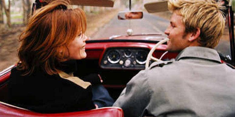 couple driving