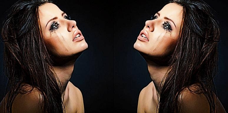 Why Many Women Cry After Masturbation (And It's Not Weird) woman crying after masturbating