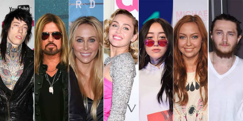 Trace Cyrus, Billy Ray Cyrus, Letitia Cyrus, Miley Cyrus, Noah Cyrus, Brandi Cyrus, Braison Cyrus