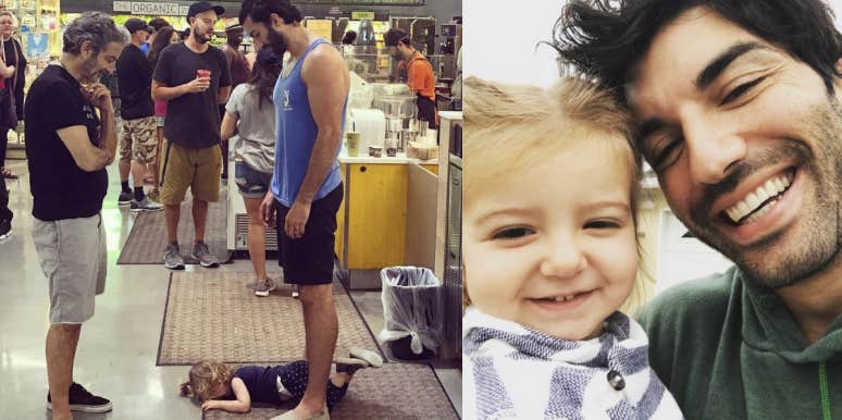 Justin Baldoni And His Father Caught Just Watching His Toddler Have A Tantrum In A Grocery Store Explain Why They Did Nothing Justin Baldoni, father, toddler, tantrum