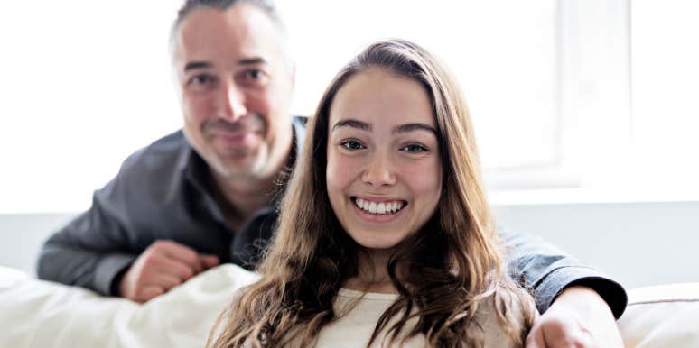 Dad Makes Daughter Cancel Date After She Refuses To Let Him Meet The Boy Taking Her Out Dad and teen daughter