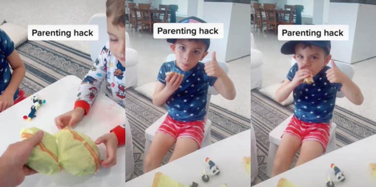TikToker's Parenting Trick For Every Time Kids Want McDonald's Has Sparked Debate Dad giving his kids McDonald's burgers