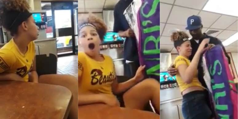 Dad Who Buys Daughter Her Dream Dress Surprised Her After Saying He Couldn't Afford It Daughter and dad