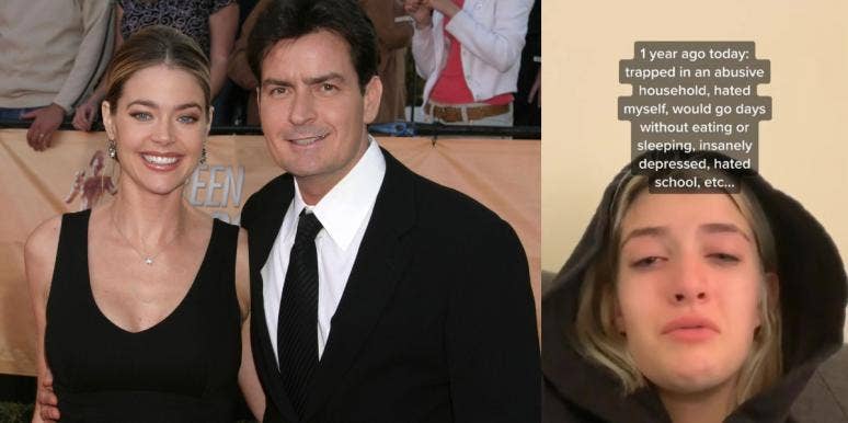 Charlie Sheen's Daughter Calls Denise Richards' Home 'Abusive' In TikTok Denise Richards Charlie Sheen Sami Sheen