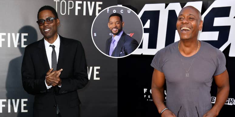 Did Will Smith Slapping Chris Rock Set A Dangerous Precedent That Led To Dave Chappelle Attack? Chris Rock, Will Smith, and Dave Chappelle
