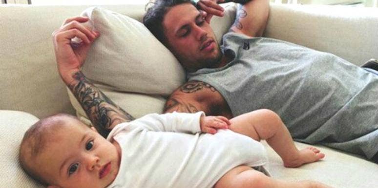 dad and baby dad and baby