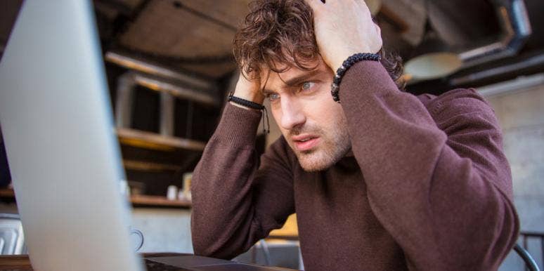 Do You Know Someone Who Should Take The Difficult Person Test? man confused looking at computer