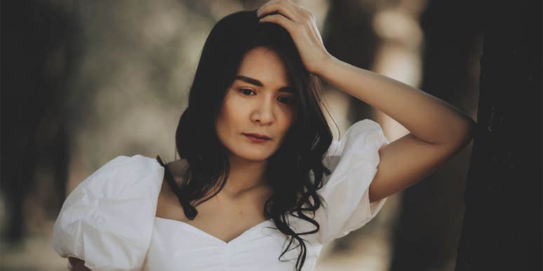 The Difficult Truth About Moving On From A Toxic Relationship sad woman feeling lost