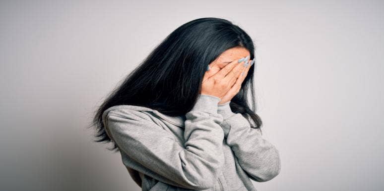 Don't Play The Victim To Circumstances You Created upset woman