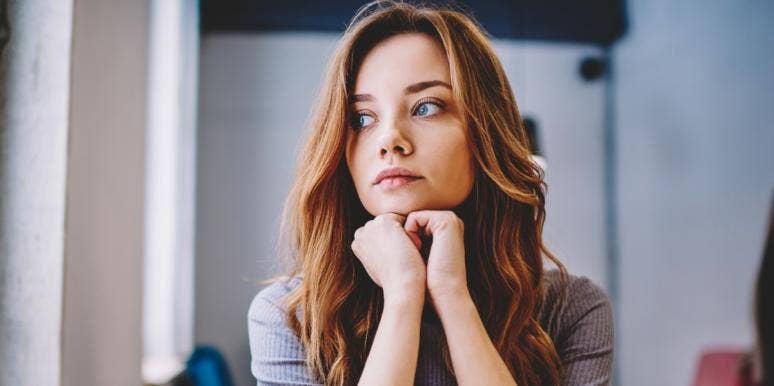 Strong Women Don't Wait Around For Men Who Can't Make Up Their Minds woman thinking