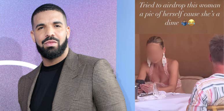 Drake, Instagram story of a woman he doesn't know