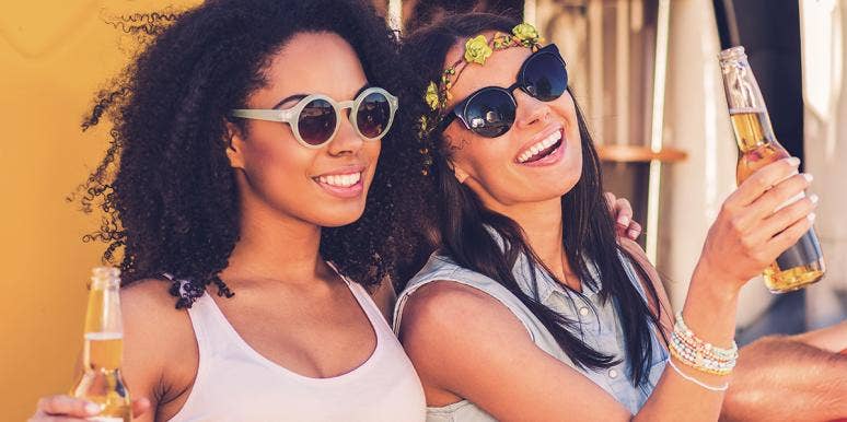 The 'Drunk You' May Actually Be The Real You, According To Study two women taking selfie