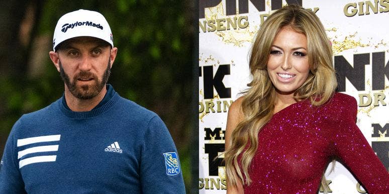 Dustin Johnson and Paulina Gretzky Dustin Johnson and Paulina Gretzky