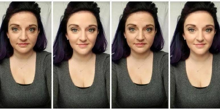 It's Time To Lay Off The Filters And Facetune — Your Edited Photos Aren't Fooling Anyone photo of author with facetune on face provided by author