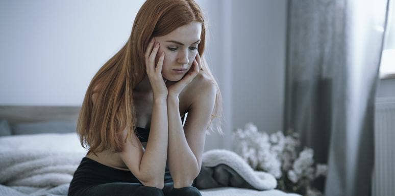6 Painfully True Facts About Eating Disorders very sad woman