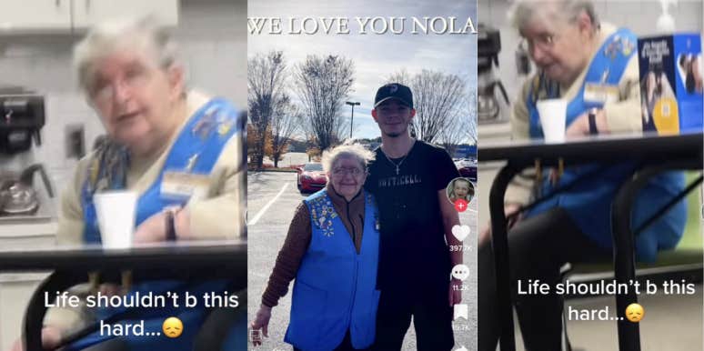 Walmart Employee Raises Money For Elderly Co-Worker Struggling During Her Shift So She Could Retire walmart employee, tiktok