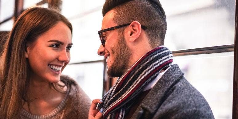 What Is An Emotional Affair? Signs Of Emotional Cheating & Infidelity man and woman flirting