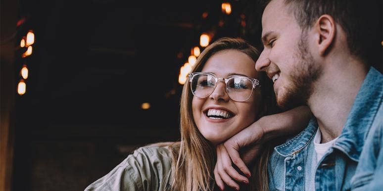 Is He Really 'Just A Friend'? 5 Glaring Signs Of An Emotional Affair man and woman flirting