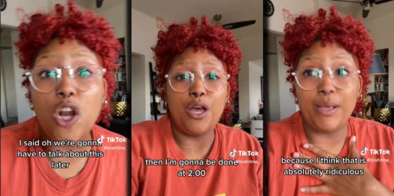 Woman Reprimanded After Refusing To Cover For Late Co-Worker Upset employee TikTok