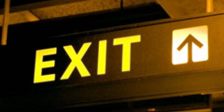 exit sign