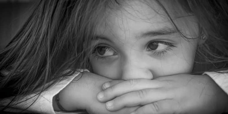 The Face of Childhood Mental Illness depressed little girl