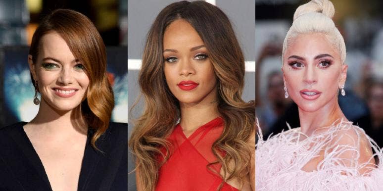What Your Face Shape Says About Your Personality Emma Stone, Rihanna and Lady Gaga