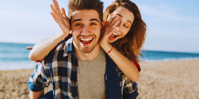 couple on beach