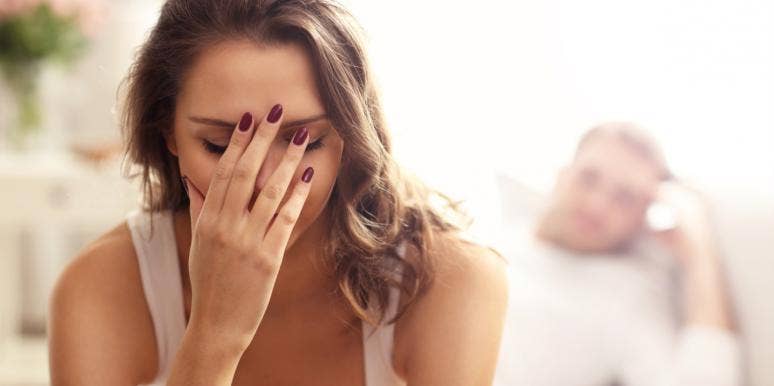 7 Dysfunctional Family Dynamics That Really Mess With Your Relationships woman having problems with boyfriend