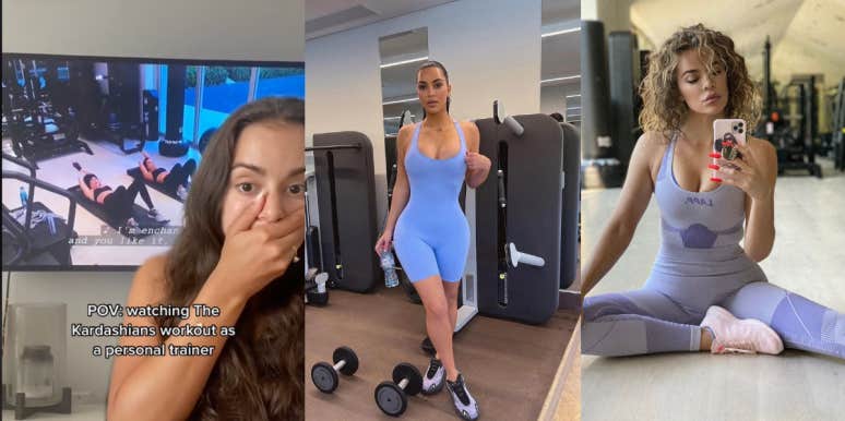 Kim Kardashian, Khloe Kardashian, Kardashian workout video