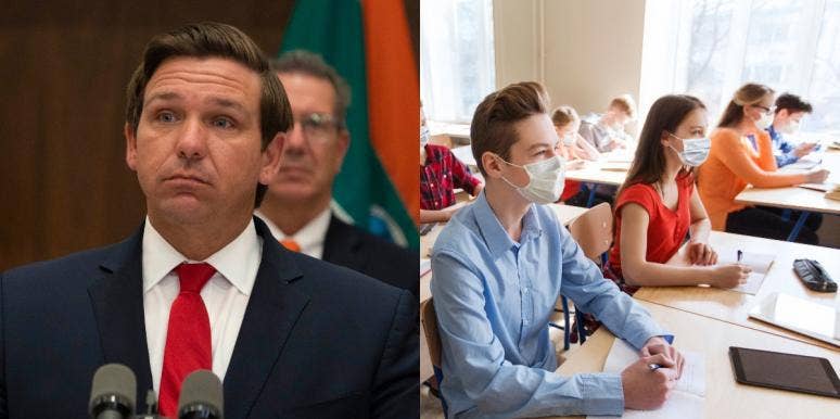 Florida Gov. Signs Order To End Mask Mandates In Schools Florida Gov. DeSantis Restricts Mask Mandates In Schools