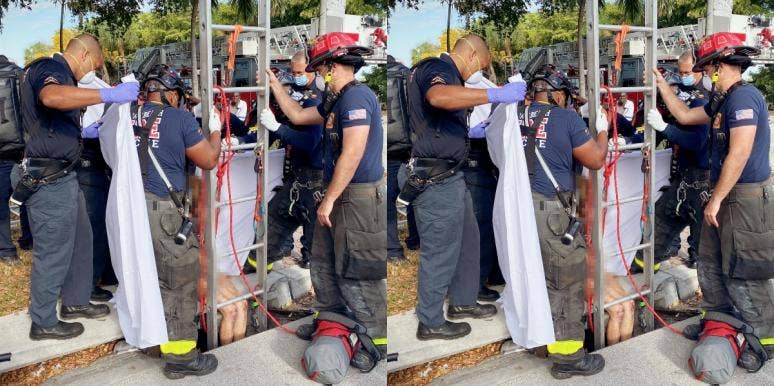 Florida Woman Rescued From Storm Drains In Two Different States Delray Beach Fire Rescue